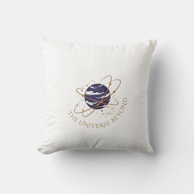 Het heelal voorbij lange mouw shirt kussen (Voorkant)