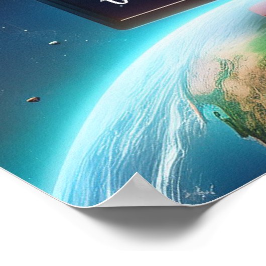 Het heelal zweert samen poster (Hoek)