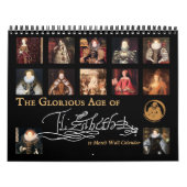 Het heerlijke tijdperk van Elizabeth I Wall Calend Kalender (Hoes)