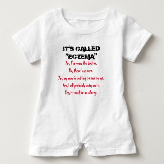 Het heet Eczema Romper (Voorkant)