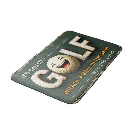 Het heet Golf Funny Badkamer Decor Badmat (Gekanteld)