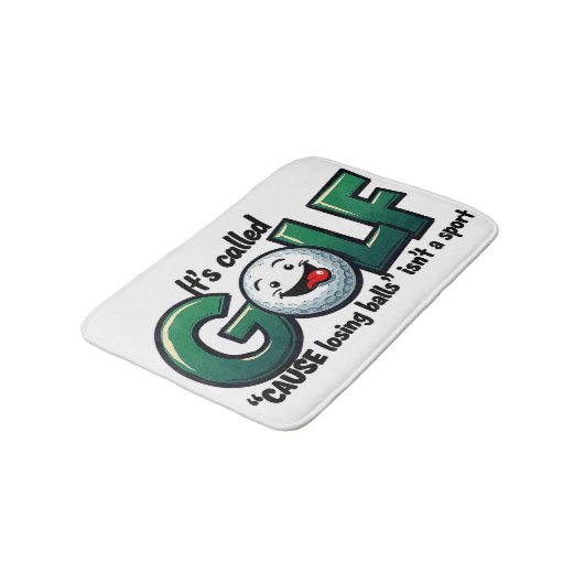 Het heet Golf Funny Badkamer Decor Badmat (Gekanteld)