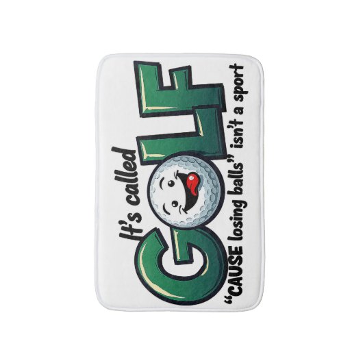 Het heet Golf Funny Badkamer Decor Badmat (Voorkant Verticaal)