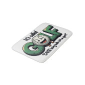 Het heet Golf Funny Badkamer Decor Badmat (Gekanteld)