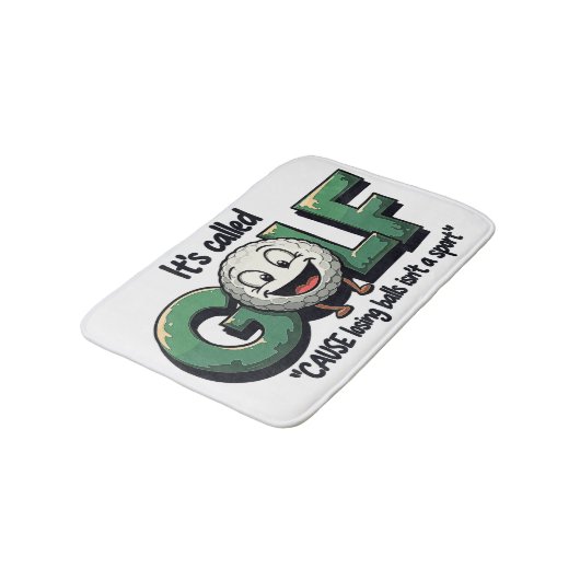 Het heet Golf Funny Badkamer Decor Badmat (Gekanteld)