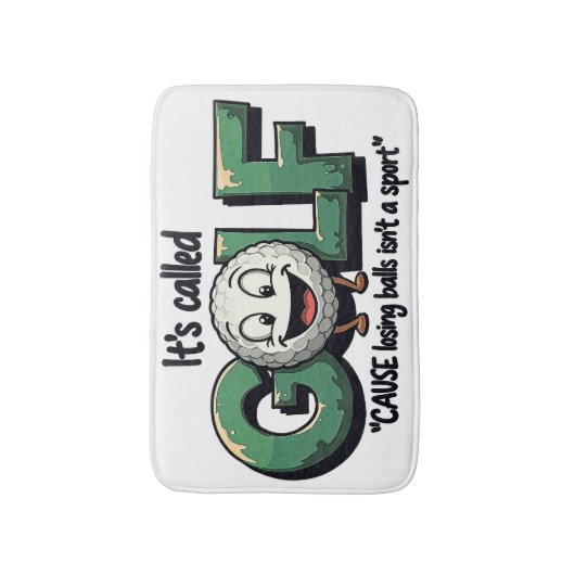 Het heet Golf Funny Badkamer Decor Badmat (Voorkant Verticaal)