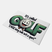 Het heet Golf Funny Deurmat (Schuin)