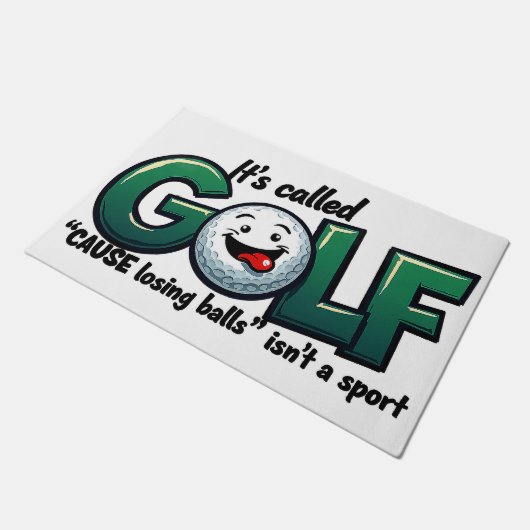 Het heet Golf Funny Outdoor Deurmat (Schuin)
