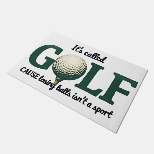 Het heet Golf Funny Outside Deurmat (Schuin)
