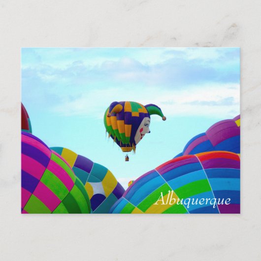 Het Heet Luchtballonspektakel Briefkaart (Voorkant)
