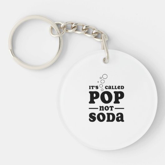 Het heet Pop niet Soda Sleutelhanger (Voorkant)