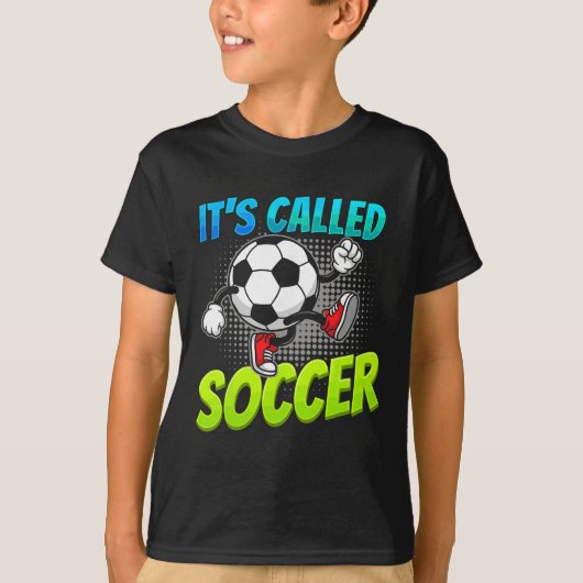 Het Heet Voetbal Grappige Cartoon Ll Graffiti Stij T-shirt (Voorkant)