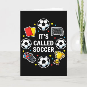 Het Heet Voetbal Grappige Sticker Stijl Voetbal De Kaart