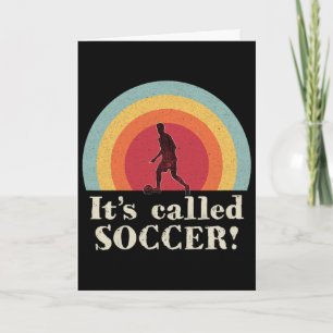 Het Heet Voetbal Grappige Voetbal Kaart