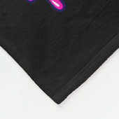 Het Heet Voetbal Smeltende Drip Glitch Kunst Grapp Fleece Deken (Hoek)