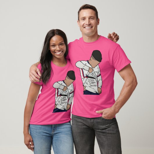 Het heet voetbal t-shirt (Unisex)