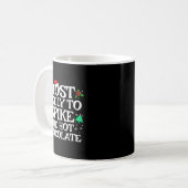 Het Heetste Chocolade Morsen Leuk Kerstmis Koffiemok (Voorkant links)