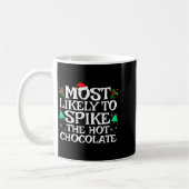 Het Heetste Chocolade Morsen Leuk Kerstmis Koffiemok (Links)