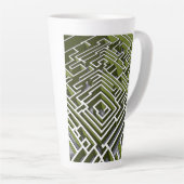 Het heggendoolhof latte mok (Rechterhoek)