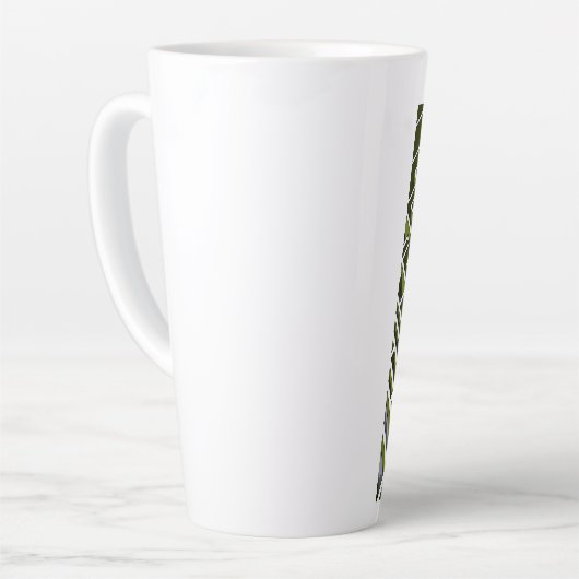 Het heggendoolhof latte mok (Linkerhoek)