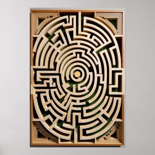 Het heggendoolhof poster (Voorkant)