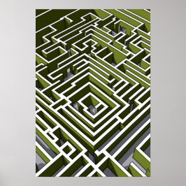 Het heggendoolhof poster