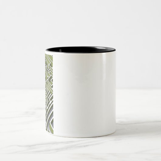 Het heggendoolhof tweekleurige koffiemok (Center)