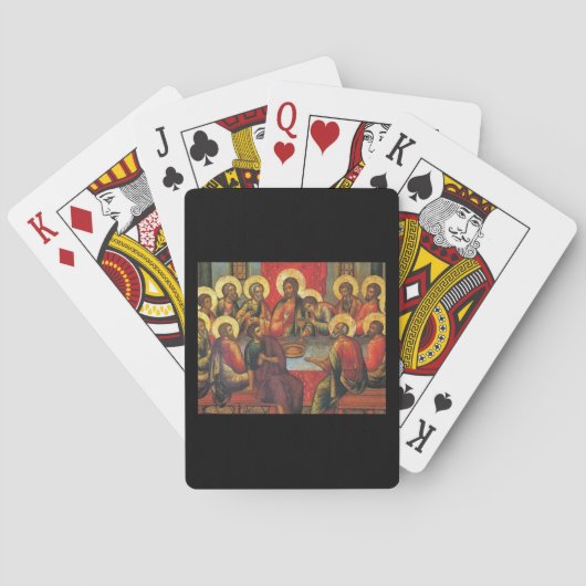 Het Heilig Avondmaal Pokerkaarten (Achterkant)