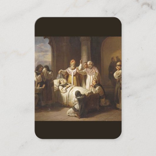 Het Heilig Gebed voor de Dying Prayer Kaart Visitekaartje (Voorkant)