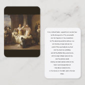 Het Heilig Gebed voor de Dying Prayer Kaart Visitekaartje (Voorkant / Achterkant)