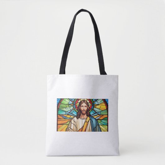 Het Heilig Gezicht van Jesus Shoulder Classic Canv Tote Bag (Voorkant)
