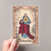 Het Heilig Hart van Jezus Acryl Uitnodigingen (Insitu (Draagbaar))