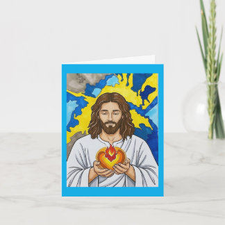 Het Heilig Hart van Jezus Bedankkaart