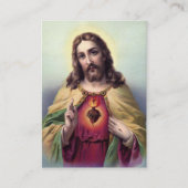 Het Heilig Hart van Jezus Begrafenis Kaart Plaatskaartje (Voorkant)