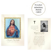 Het Heilig Hart van Jezus Begrafenis Kaart Plaatskaartje