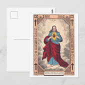 Het Heilig Hart van Jezus Briefkaart (Voorkant / Achterkant)