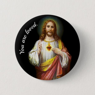 Het Heilig Hart van Jezus Button
