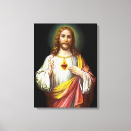 Het Heilig Hart van Jezus Christus Canvas Afdruk