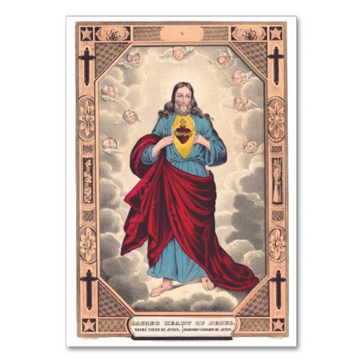 Het Heilig Hart van Jezus Kaart (Voorkant)
