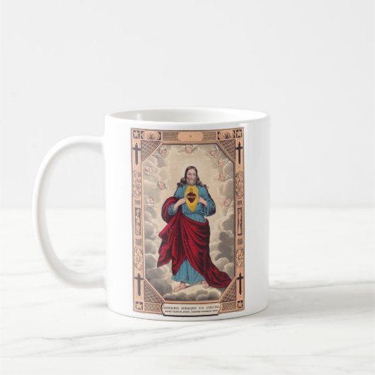 Het Heilig Hart van Jezus Koffiemok (Links)
