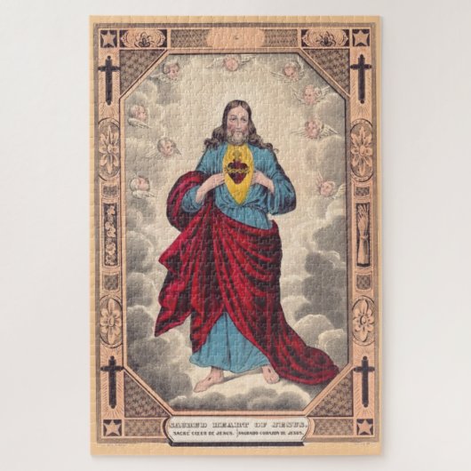Het Heilig Hart van Jezus Legpuzzel (Verticaal)