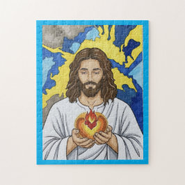Het Heilig Hart van Jezus Legpuzzel