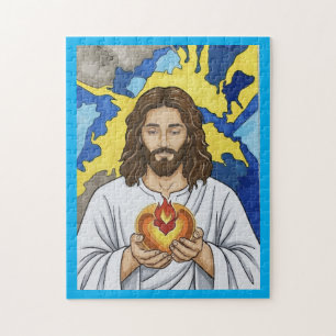 Het Heilig Hart van Jezus Legpuzzel