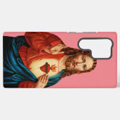 Het Heilig Hart van Jezus Samsung Galaxy Hoesje (Achterkant horizontaal)