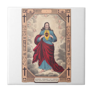 Het Heilig Hart van Jezus Tegeltje