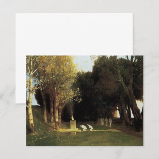 Het Heilig Hout van Arnold Bocklin,  Kunst (Voorkant / Achterkant)