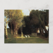 Het Heilig Hout van Arnold Bocklin,  Kunst Briefkaart (Voorkant)