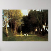 Het Heilig Hout van Arnold Bocklin, Kunst Poster (Voorkant)