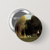 Het Heilig Hout van Arnold Bocklin,  Kunst Ronde Button 5,7 Cm (Voorkant /achterkant)