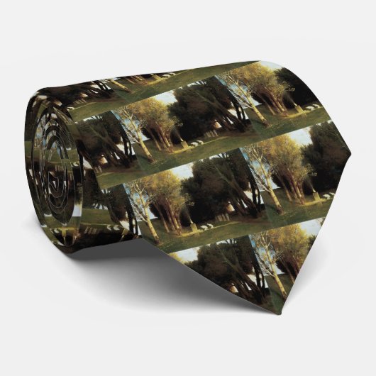 Het Heilig Hout van Arnold Bocklin,  Kunst Stropdas (Opgerold)